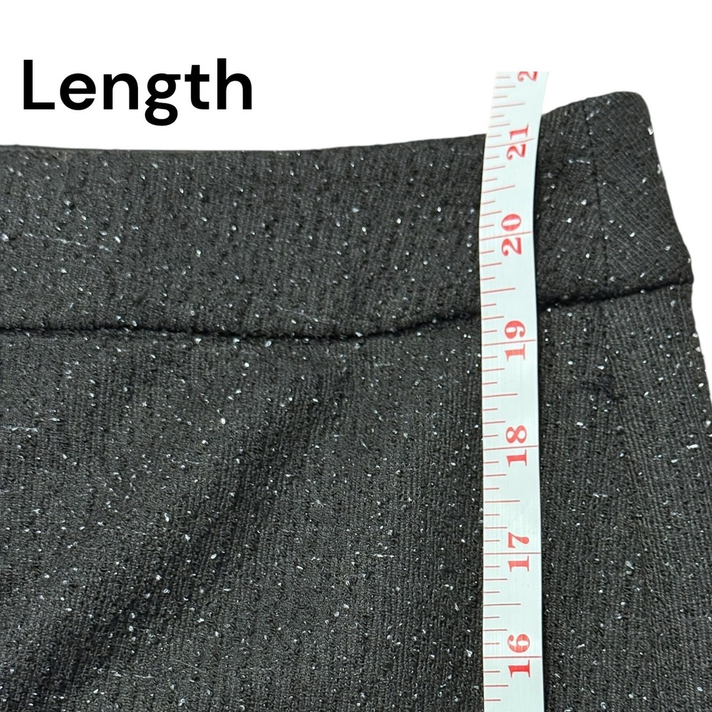 Brand New Lane Bryant Black Tweed Mini Skirt Womens Size 18 Office Career Event - Picture 7 of 16